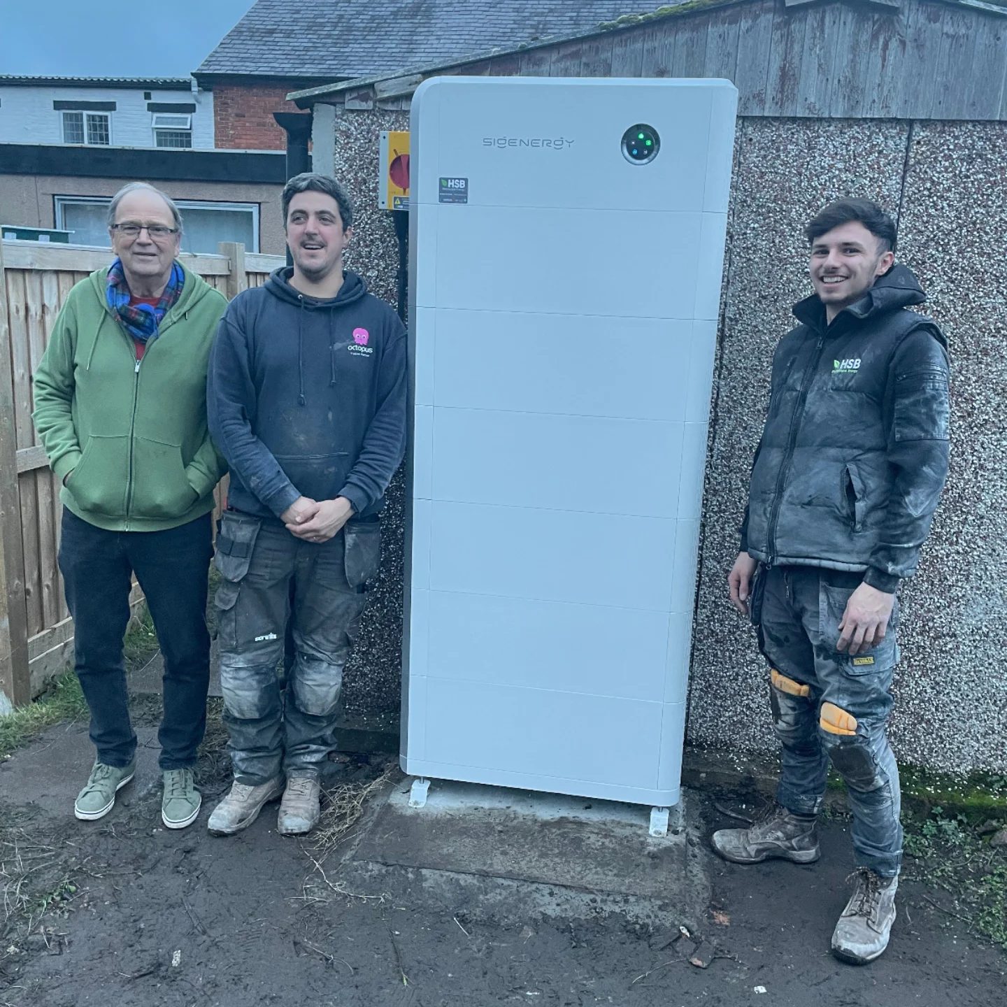 Sigenergy battery system at Llandyrnog Community Shop